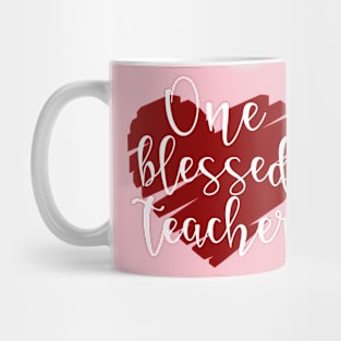 One blessed teacher Mug